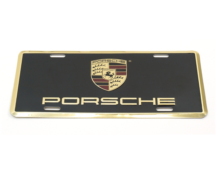 Porsche Crest Novelty Front License Plate